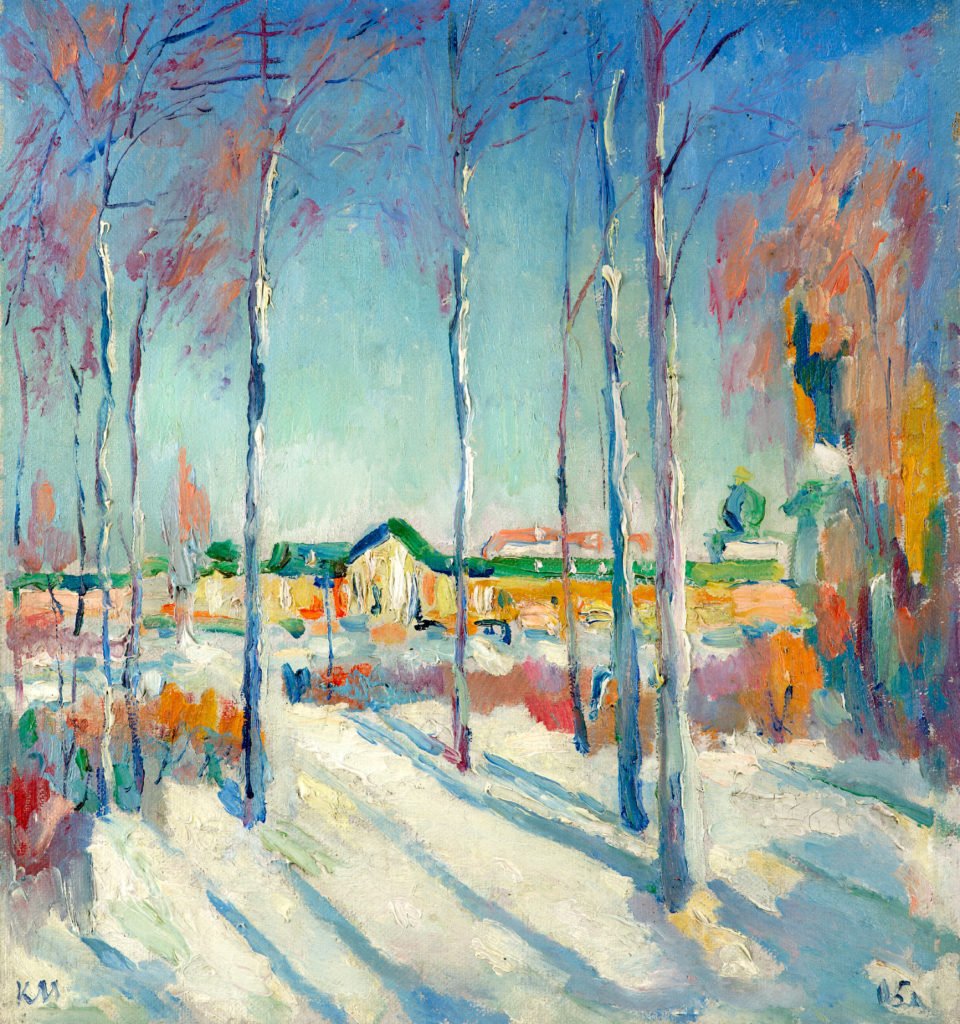 Kazimir MALEVICH, “Nemchinovka. Winter landscape”, 1929