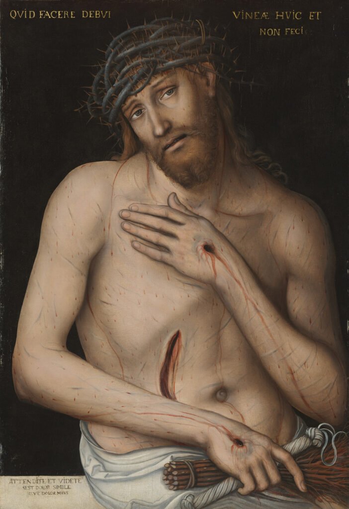 Lucas Cranach the Younger, Christ as a Man of sorrows