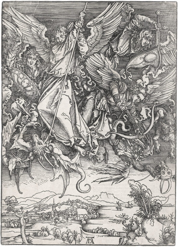 Albrecht Durer, Saint Michael fighting the Dragon