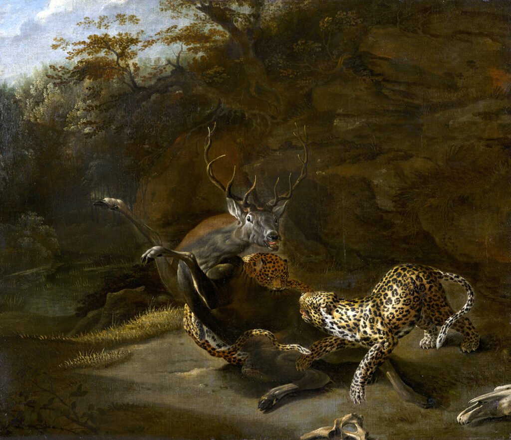 Carl Borromaus Andreas RUTHART, Hunting with leopards