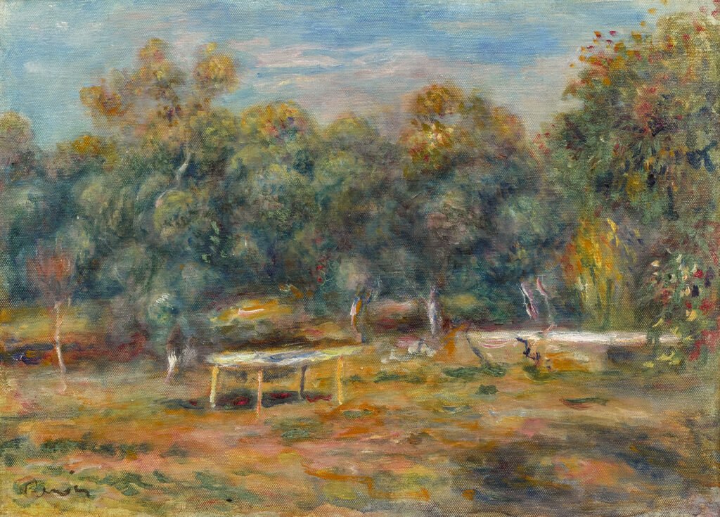 Pierre-Auguste Renoir, Dans le jardin des Collettes à Cagnes, about 1910