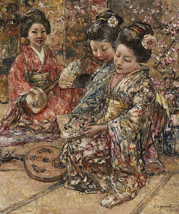 Geisha Girls, Edward ATKINSON HORNEL