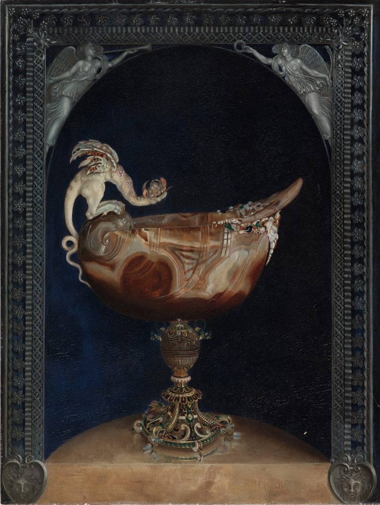 Agate Cup with Handle in the Form of a Dragon (“Aguière d’Agathe”), Henri-Dominique ROSZEZOWSKI