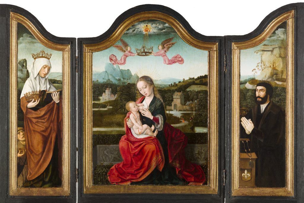 Virgin Mary With Infant Jesus, Master of the Madonna from the GROG COLLECTION