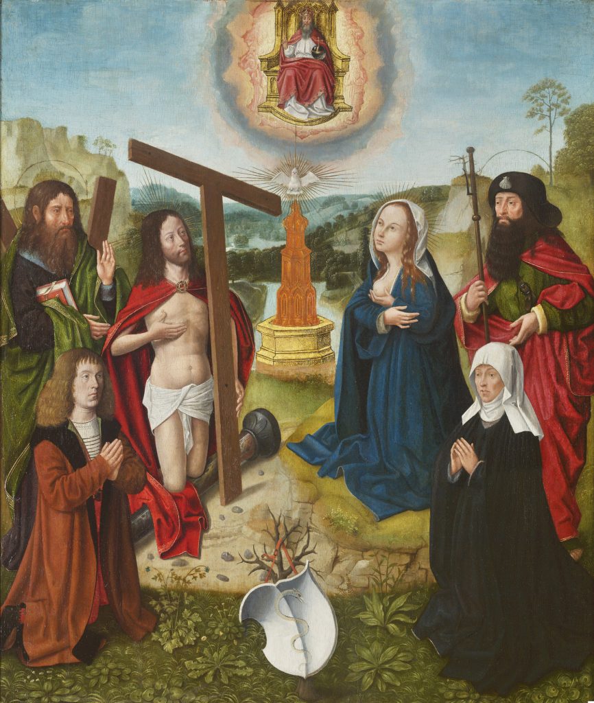 Virgin Mary with the Child and Saints, Flemish School