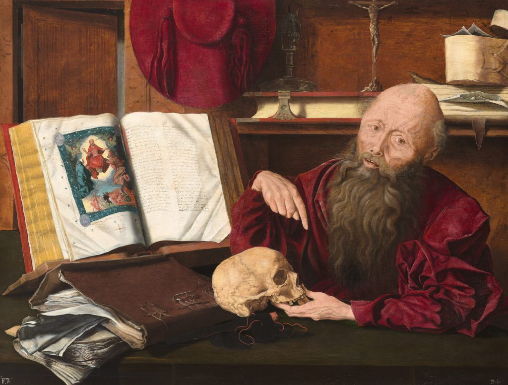 Saint Jerome in His Study, Workshop of Marinus van Reymerswaele