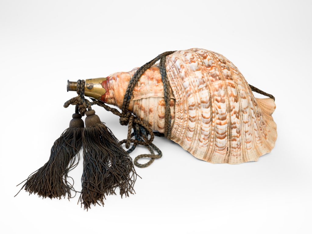 Horagai Conch Shell Trumpet. Edo period (19th century)